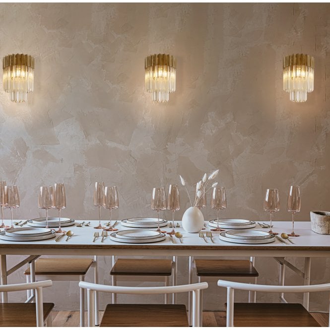 Elate Collection Donard Brass Wall Light