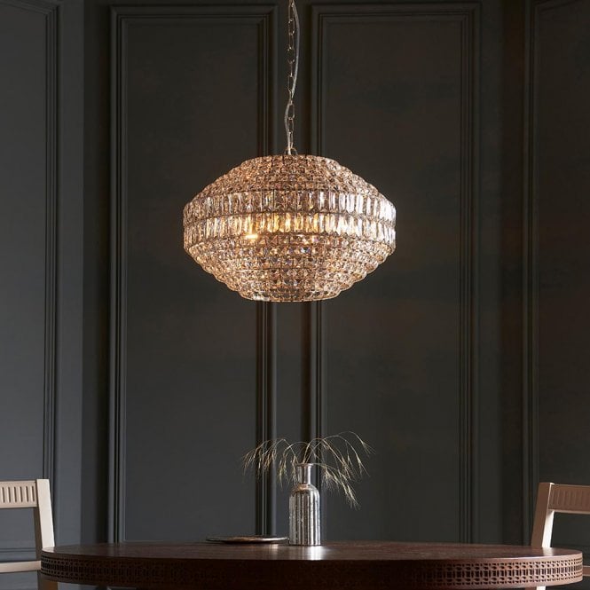 Endon Lighting Beatrice 5 Light Crystal Pendant