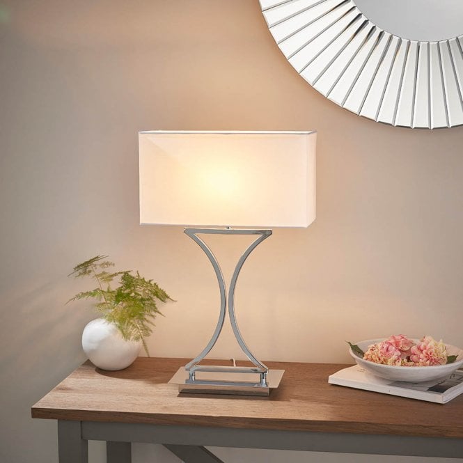 Endon Lighting Epalle Table Lamp C/W Shade