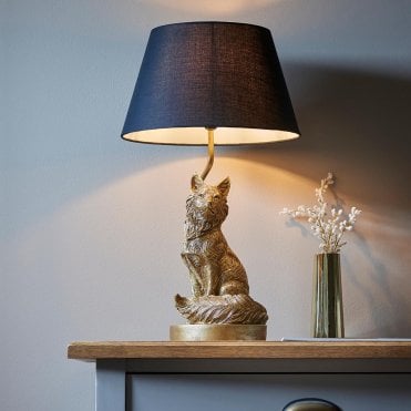 Fox Table Lamp C/W Shade