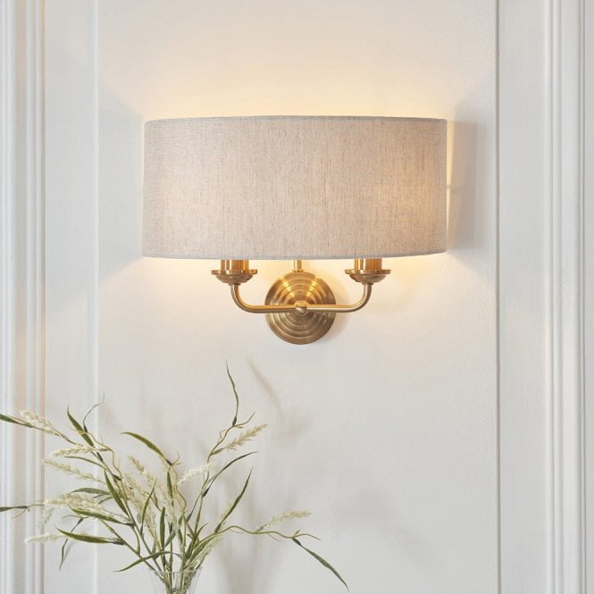 Endon Lighting Highclere 2 Light Wall Fitting