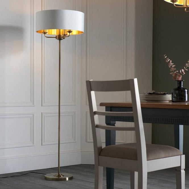 Endon Lighting Highclere 3 Light Floor Lamp
