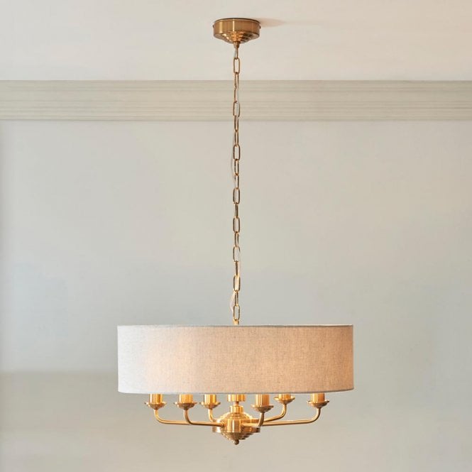 Endon Lighting Highclere 6 Light Drum Pendant