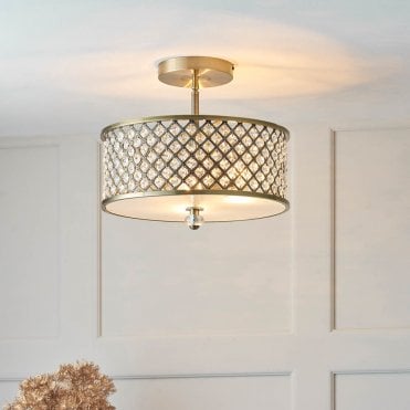 Hudson 3 Light Semi-Flush