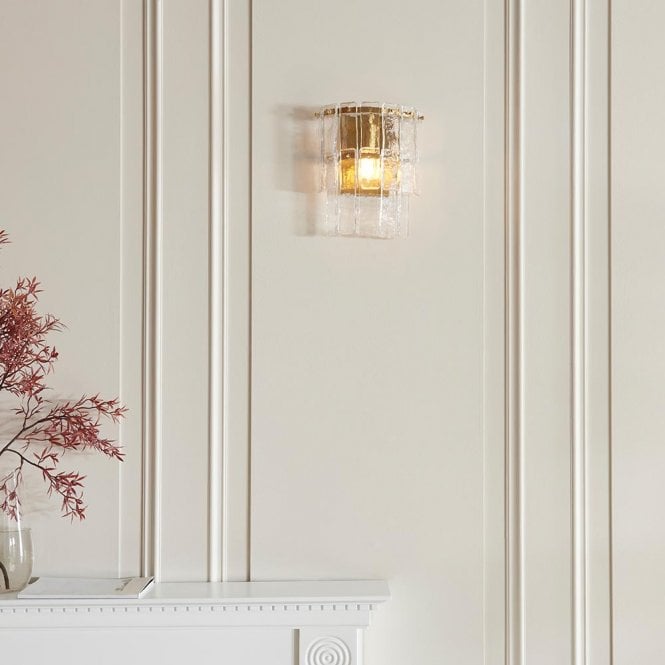 Endon Lighting Karine Brass Wall Light