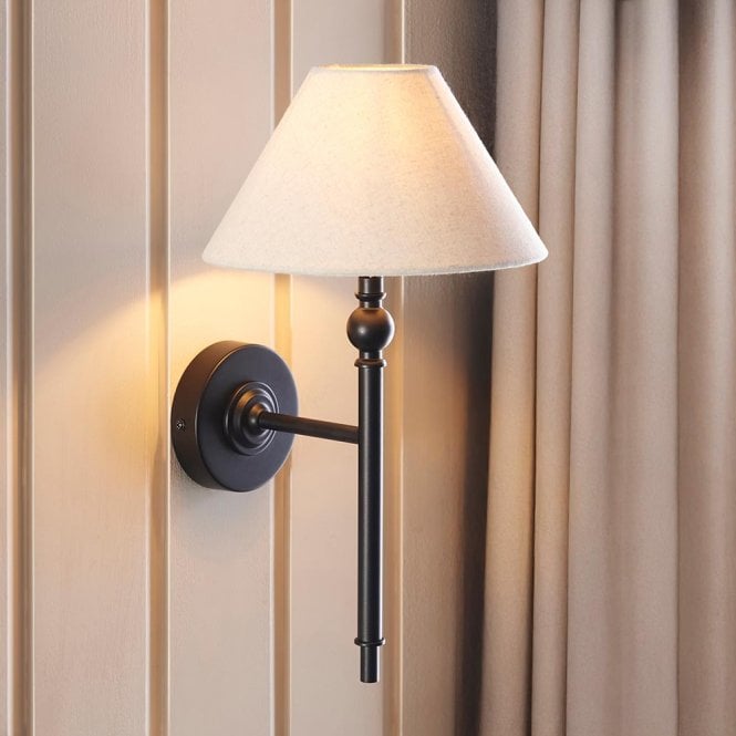 Endon Lighting Lille Wall Light C/W Shade