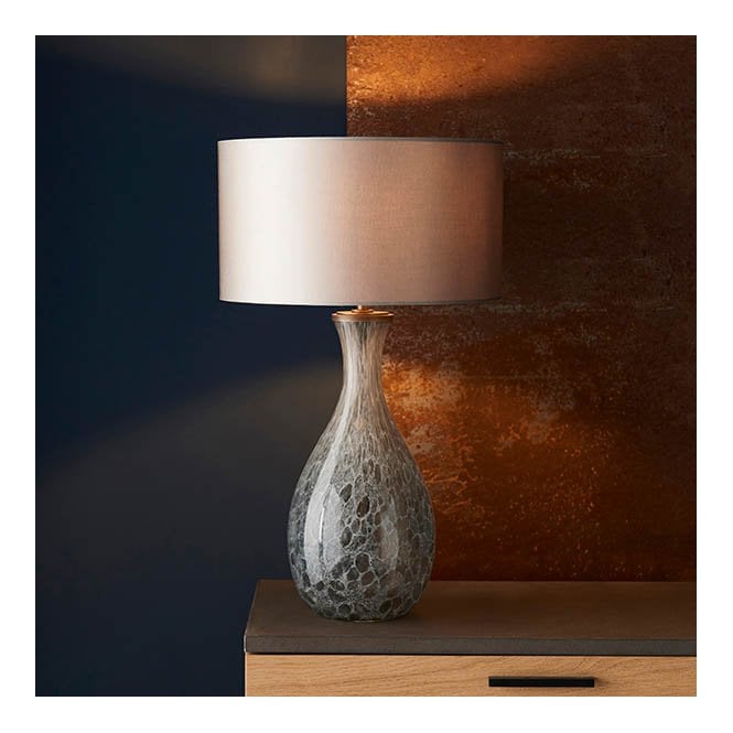Endon Lighting Merula White and Grey Glass Base Only 