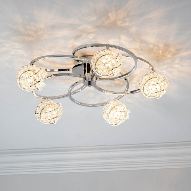 Endon Lighting Talia Semi Flush