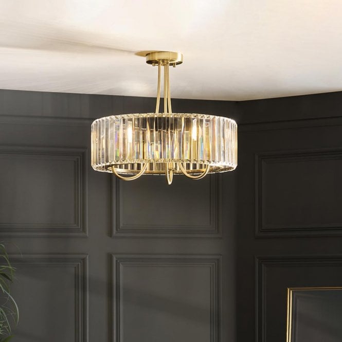 Endon Lighting Visconti Semi Flush Fitting