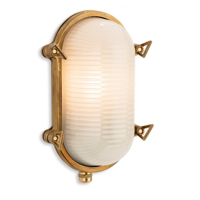 Firstlight Nautic Solid Brass Oval Wall Light