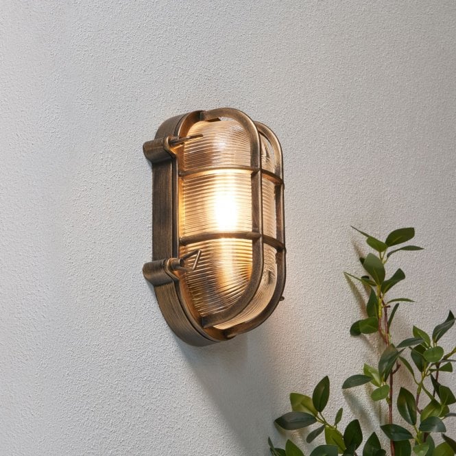 Forum Lighting Davey Caged Oval Bulkhead