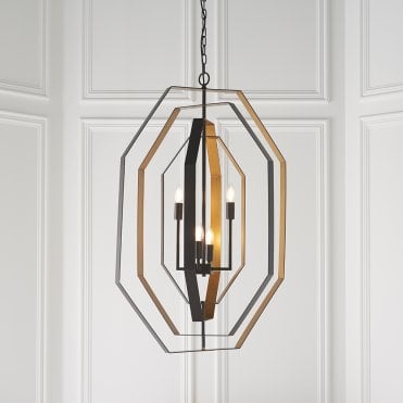 Framed Bronze Pendant