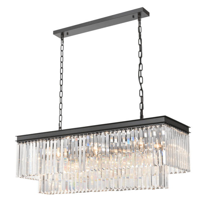 franklite Perdita Rectangular Crystal Bar