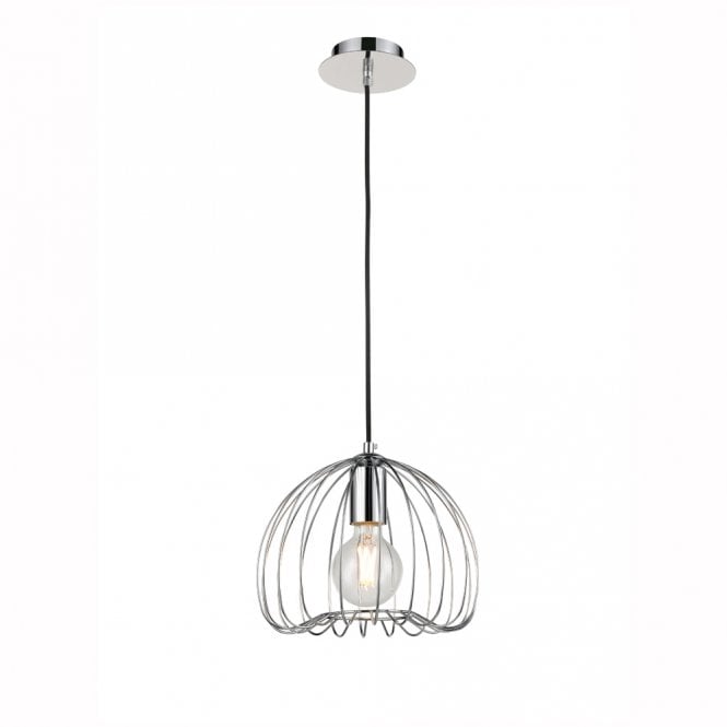 franklite Tropic Chrome Pendant