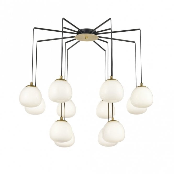 franklite Vermeer Opal Glass Ceiling Fitting