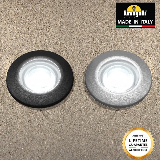 Fumagalli Aldo (5cm) Round 1.7W Walkover or Recessed Wall Light