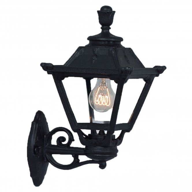 Fumagalli Bisso Golia E27 Black Wall Lantern