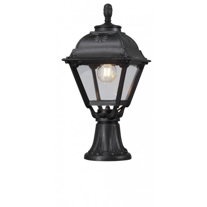 Fumagalli Minilot Cefa E27 Black Post /Pillar Top Lantern