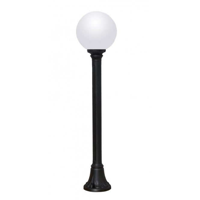 Fumagalli Mizar Opal Globe250 E27 1000mm Post Light