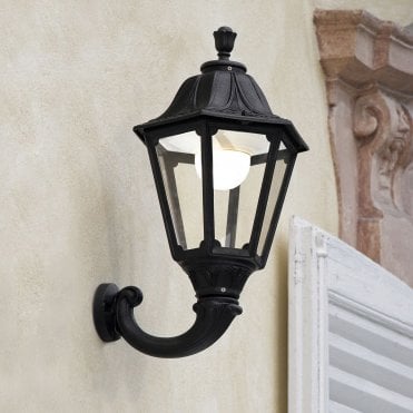 Ofir Noemi 15W High Powered LED Black Wall Lantern