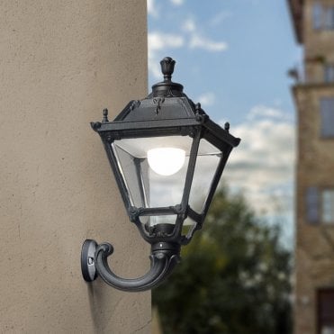 Ofir Tobia 15W High Powered LED Black Wall Lantern