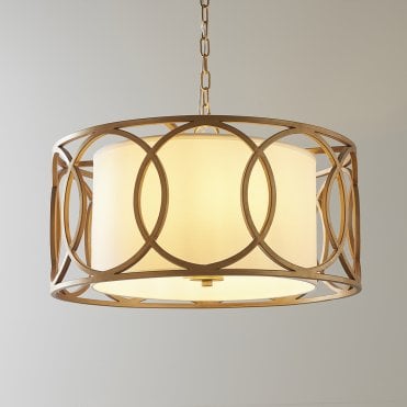 Gold & White Pendant
