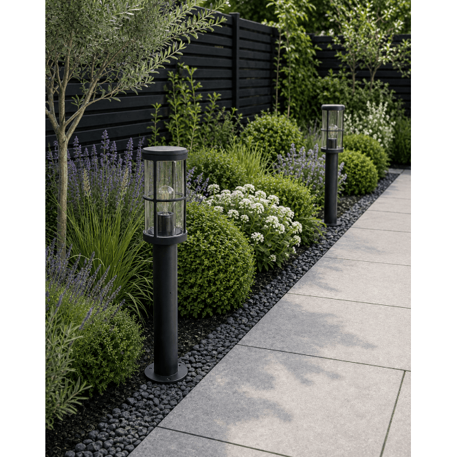 Harrington Anthracite Post Light