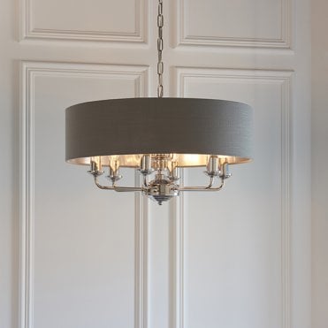 Highclere 8 Light Drum Pendant