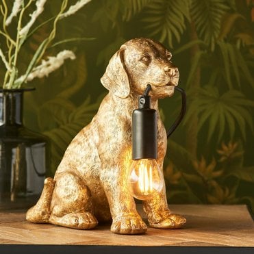 Labrador Puppy Table Lamp