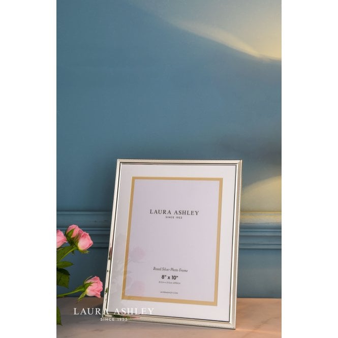 Laura Ashley Boxed Photo Frame Polished Silver