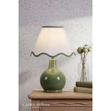 Bramhope Green Table Lamp C/W Shade