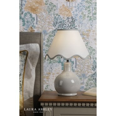 Bramhope Grey Table Lamp C/W Shade