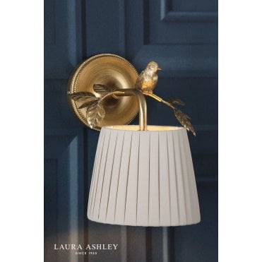 Egelton Aged Brass Wall Light C/W Shade