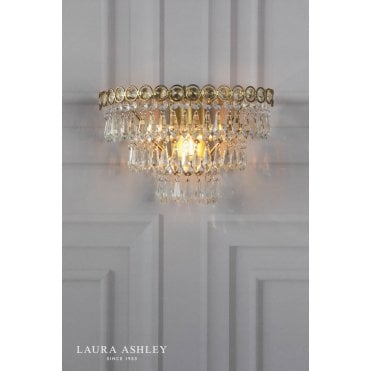 Enid Faceted Glass Wall Light