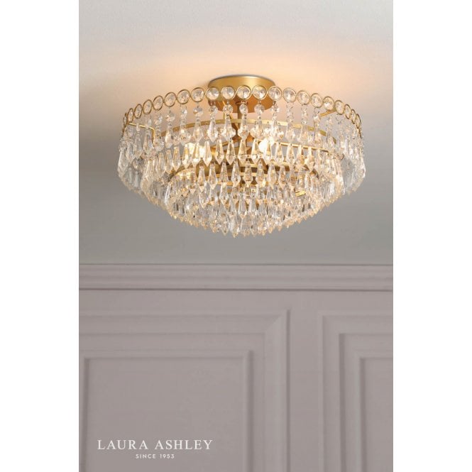 Laura Ashley Enid Semi Flush Fitting