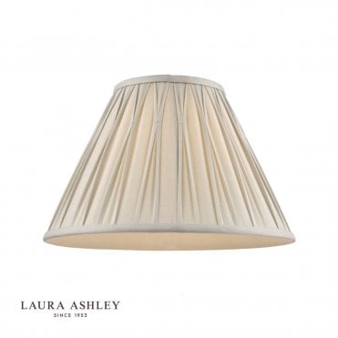 Fenn Silk Drum Shade in Silver