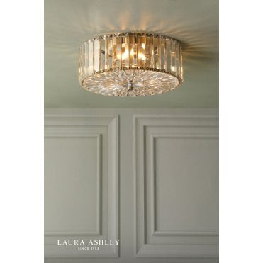 Fernhurst 3 Light Crystal Flush Fitting