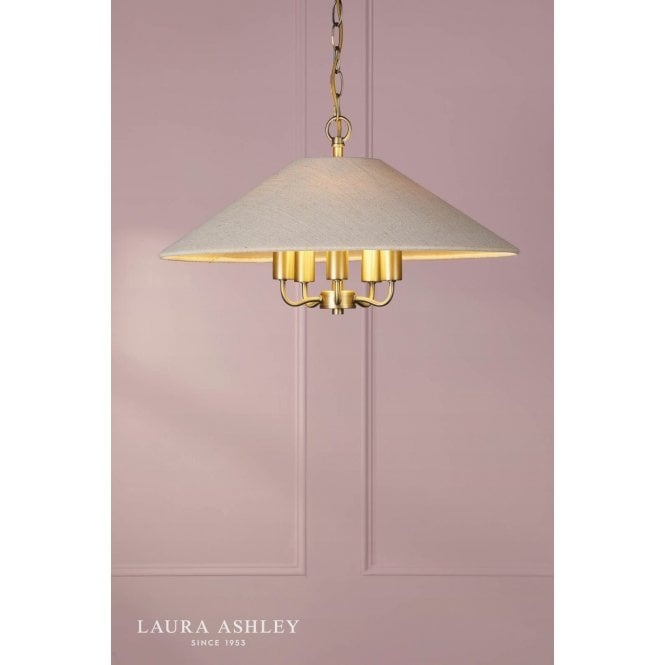 Laura Ashley Harland Antique Brass Pendant
