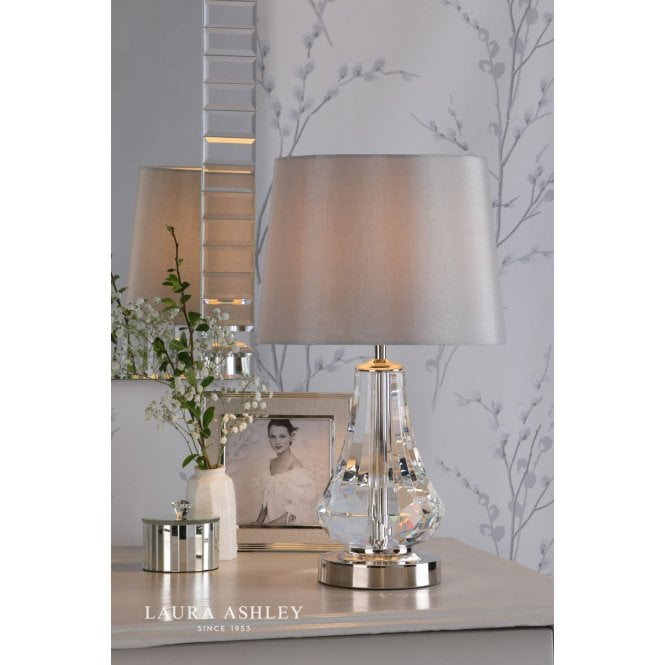 Laura Ashley Humby Touch Table Lamp C/W Shade