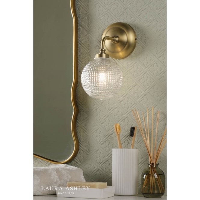 Laura Ashley Langdon Bathroom Wall Light IP44