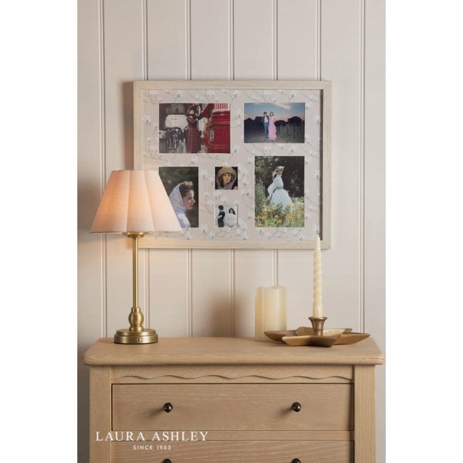 Laura Ashley Magnolia White & Grey Photo Frame