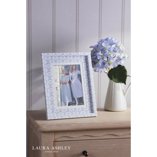 Laura Ashley Norton Blue Photo Frame