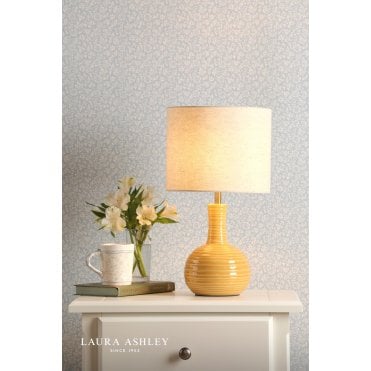Padley Yellow Ceramic Table Lamp C/W Shade