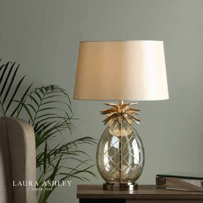 Laura Ashley Pineapple Glass Table Lamp