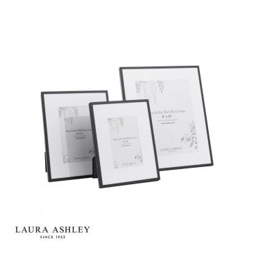 Set of 3 Alisa Matt Black Photo Frames