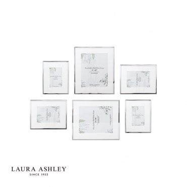 Set of 6 Alisa Polished Silver Photo Frames