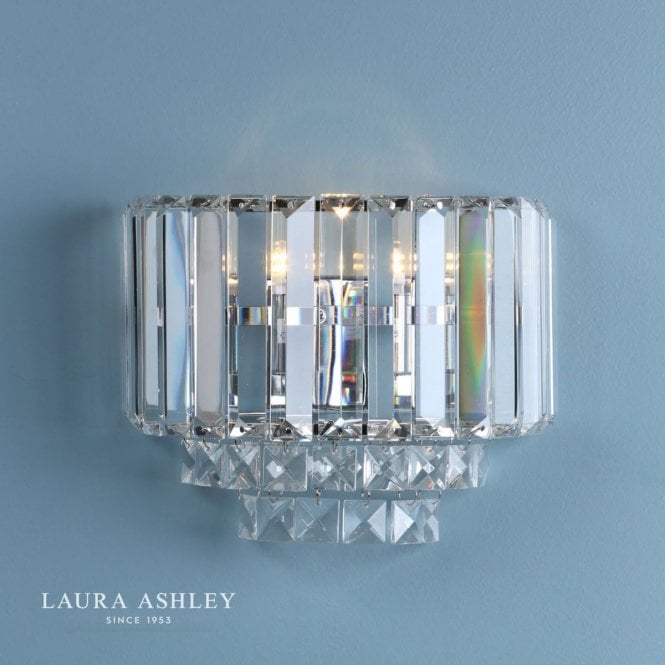 Laura Ashley Vienna Crystal Wall Light