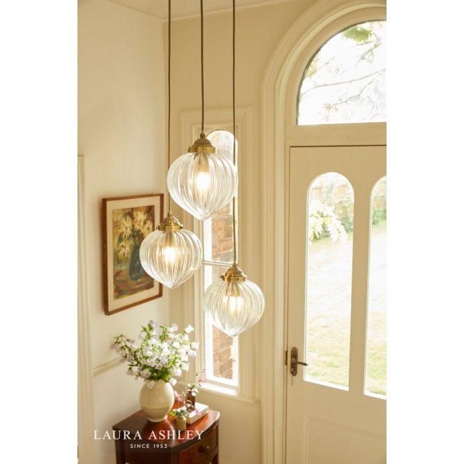 Laura Ashley Whitham 3 Light Cluster Pendant