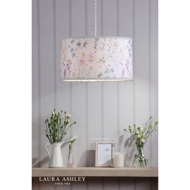 Laura Ashley Wild Meadow Multi Coloured Drum Shade