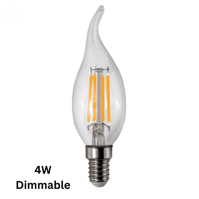 Magnalux 4W E14 Bent Tip Candle Dimmble Bulb